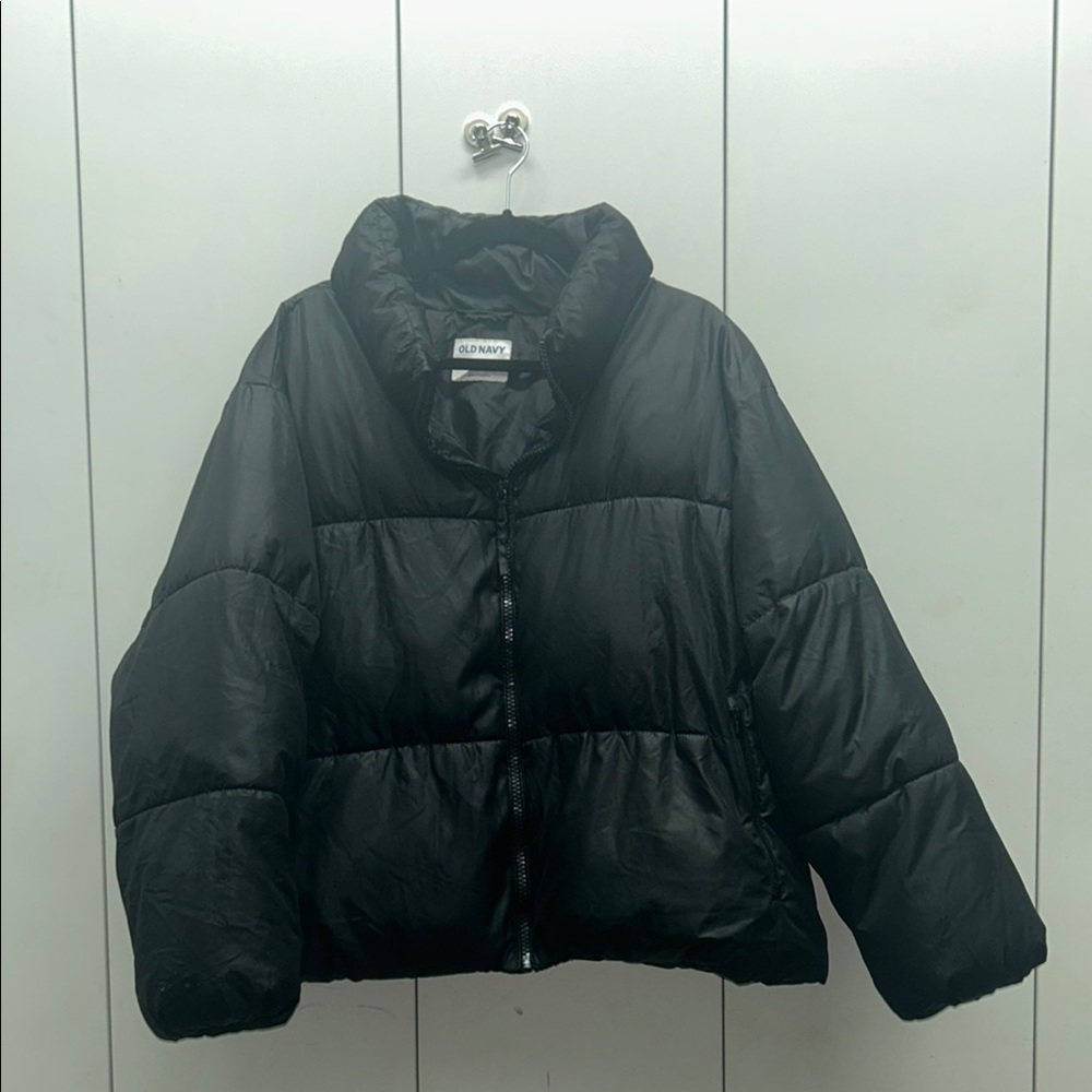 Old Navy Black Bomber Jacket